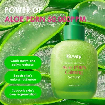 Private Label Redness Removal Rejuvenating Soothing Whitening Skin Lightening Ampoule Aloe PDRN Moisturizers Calming Serum