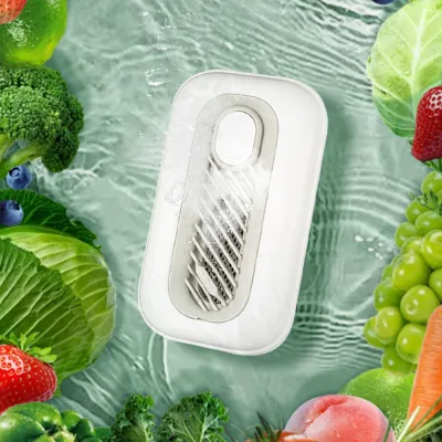 Portable Electric Fruit and Vegetable Washer Small Wireless Household Veggie Wash for Meat Grain Seafood Fruit Vegetables