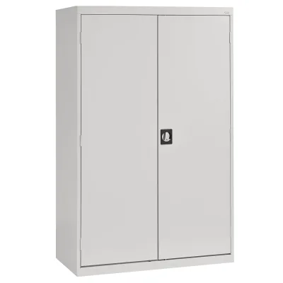 Lockable Heavy-Duty Steel Swing Double Doors Storage Locker Antique Design Commercial Filing Cabinet for Gym and School