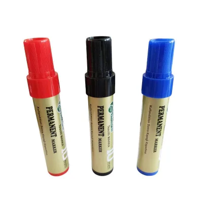 Bview Art Premium High Quality Markers Customized Logo Wide Oblique Tip Markers Large Capacity Marking 10 MM Marker Pen
