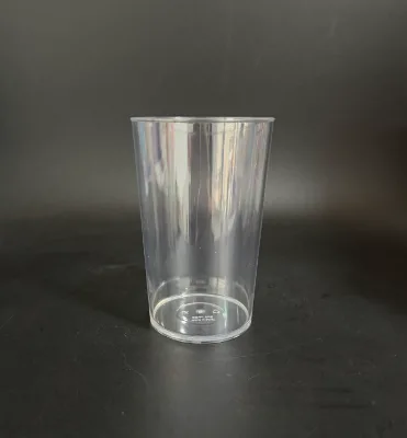 BPA Free Food Grade 12 OZ Custom Logo Reusable Non Broken clear Acrylic Plastic Tumbler for Beer Game Celebration Event Hotel