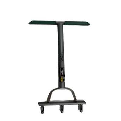 T-Handle Heavy Duty Lawn Core Aerator With 2 Claws Lawn Manual Core Aerator Hand Tools Lawn Spike Aerator With  Spikes