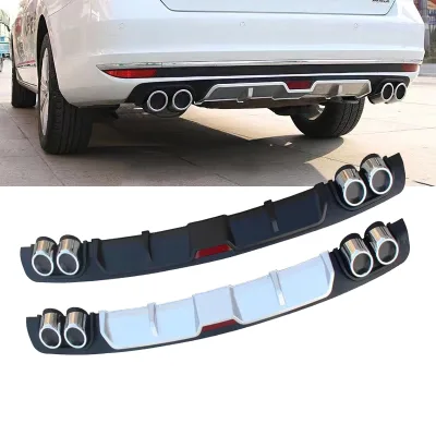 High Quality 120-128CM Universal ABS Rear Bumper Spoiler Lip Quality Exterior Car Accessory