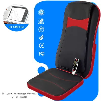Becozy Portable 3D Kneading Leather Shiatsu Massage Cushion Infrared Heating Vibration Adjustable Rolling Body