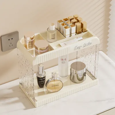 Thicken Durable Makeup Storage Container Waterproof Bathroom Organizer Desktop Cosmetic Storage Holder Rack