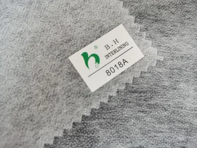 Hot Selling 100% Polyester 23g Adhesive Fusible Nonwoven Interlining Recycle Fiber Fabric Double Dot technic for Clothing