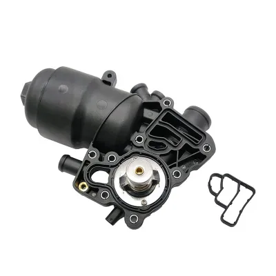 OE# 059115389P 059115389G 059115389K 059115389H Oil Filter Housing Engine Coolant Thermostat Kit A6 A7 3.0 Diesel