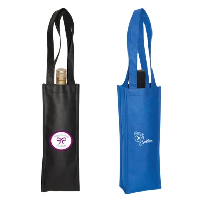 High Quality Non Woven Wine Bag With Handles Customized Printed Heavy Duty Non Woven Packaging Bag for 6 Bottle Wines
