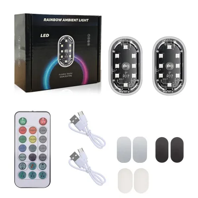 Car ambient light, touch-sensitive interior lighting, led trunk modification light