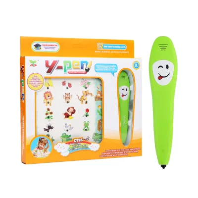 Educational See and Say Toy Electronic English Learning Book With Smart Logic Pen Early Educational Talking Book