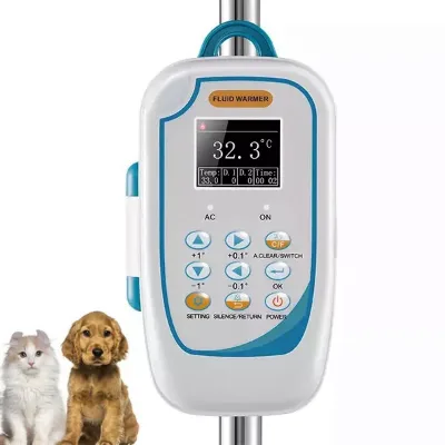 China Veterinary Aquecedor Vet Infusion Machine Double Channel Veterinary Fluid and Blood Warmer