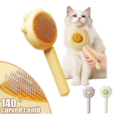 Magic Pet Comb Pet Hair Cleaner Pet Grooming Cat and Dog Self Cleaning Cat Brush