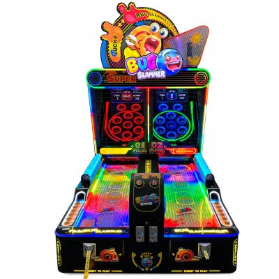 Customized Bug Slammer Mini Bowling Alley Machine Coin Operated Arcade Game for Themed Party Entertainment Center