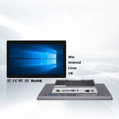 15.6 Inch Touch Screen Monitor Capacitive Resistance Industrial Fanless LCD Display IP65 Waterproof Embedded TouchScreen Monitor