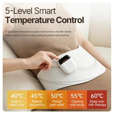 Waist Warmer Heated Waist Wrap Heating Belt for Waist Back Menstrual Heat Patch Period Cramps Pain Relief menstrual heating pad