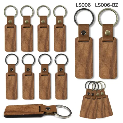 Cross-border for Blank UV Screen Printing Laser DIY Customizable Promotional Advertising Keychain