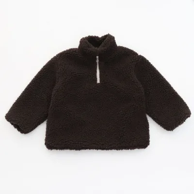 2022 Winter Korean Fashion Children's Cashmere Pullover, 2-8-year-old Boys and Girls Pullover Plush Coat