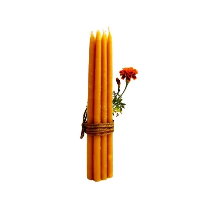 100% Organic Hand Made Beeswax 4-hour Orthodox Candles