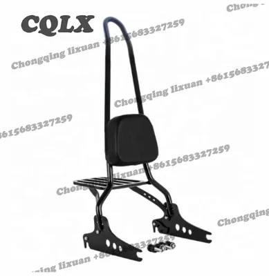 Hot Sale Motorcycle Seats Comfortable Soft Motorcycle Backrests Sissy Bar King for Harley