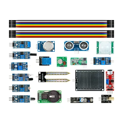 KUONGSHUN Factory Direct Raspberry Pi 3&Raspberry Pi 2 Model B the Electronic Module Package 16 Kinds Sensor Kit Set for Arduino