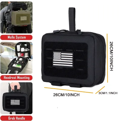 Tactical First Aid Pouch Molle Medical Pouch Outdoor Emergency Survival Release Design Carry Survival Bag Tactical Admin Pouch