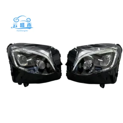 High Config for Mercedes-Benz GLc260 W253 18 Style with 25W Plastic Binocular High-beam Headlights Water Proof