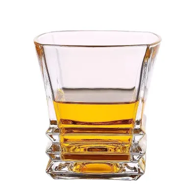 Ins Multi-Color Whiskey Glass Beer Glass Creative Ion Plated Heat Resistant Juice Cocktail Glass