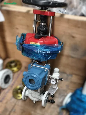 GYL21911-DN25 Pneumatic Diaphragm Multi-Stage Pressure Reducing Control Valve, WCB, Anti-Cavitation Control Valve for Liquid
