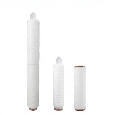 Wholesale 20 inch Micro porous Pleated PP Cartridge Filter tube For Liquid Filtration