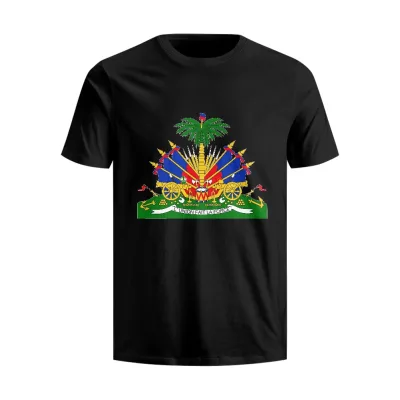 Wholesale Customized Blank Haiti T Shirt 100% Cotton Tee Shirts