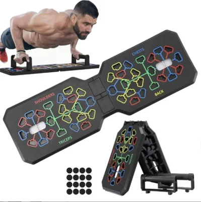 Pushup Foldable Home Training Auxiliary Support for Chest Push up Board