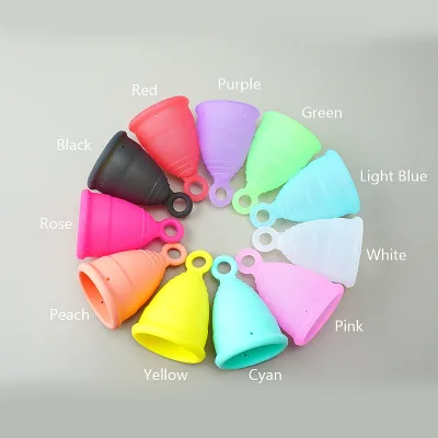 Eco-Friendly Reusable Silicone Menstrual Cup Women's Moon Cup for Period Care Female Hygiene Care