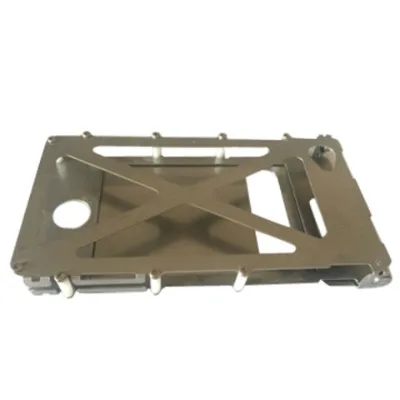 Customized precision galvanized steel bracket, used as a fixing bracket for telecom industry