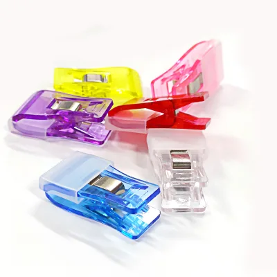34mm Colorful Sewing Clips Quilting Clamps Versatile Craft Clips for Quilting Fabric Clips Binding Crocheting Accessories