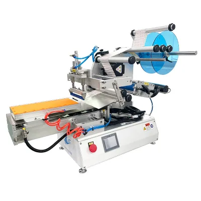 Semi-Automatic Electric Flat Electronic Sticker 3M Adhesive Double-Sided Labeling Machine PLC Motor High-Accuracy Energy Saving