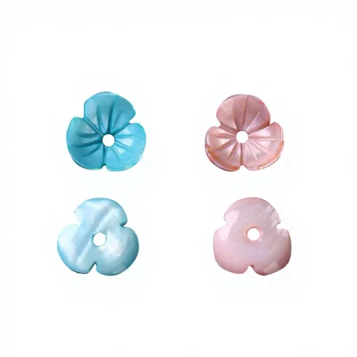Wholesale Flower Natural Freshwater Shell Beads More Colors for Choice 3x8mm Hole:Approx 1mm 10PCs/Lot 1299145