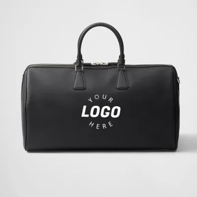 Custom Waterproof Leather Weekender Overnight Bag Large Carry-On Travel Tote Duffel Unisex for Men Women