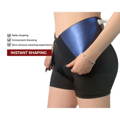 New Design High Waist Weight Loss Slimming Pants Spandex & Nylon Breathable Durable logo Waist Trainer