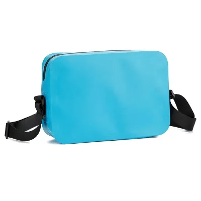 Waterproof Crossbody Bag Minimalist Shoulder Satchel Zipper Closure Adjustable Strap Colorful Daily Commuter Bag