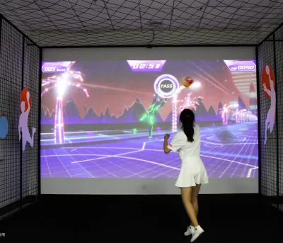 Gooest Brand New Arrival Interactive Handball Indoor Commercial Home Resort Place Shopping Mall Trampoline Park