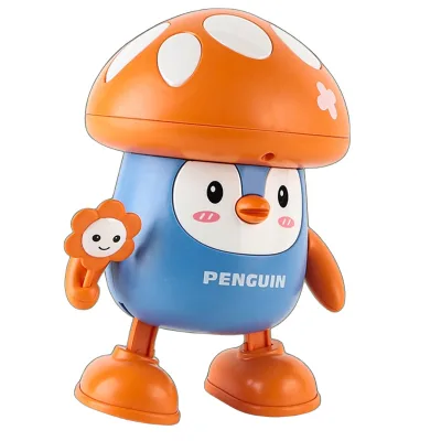 Kids Educational Toys with Lights Electric Learned Tongue Talking Simulation Mushroom penguin Toy Doll Can Dance Music Kids Toys