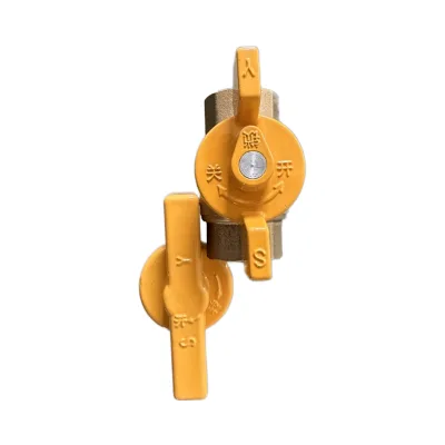 Lock-Type Copper Ball Valve Gas Product Ball Valve