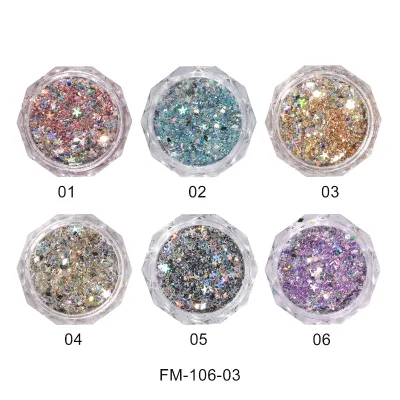 Diamond Sequins Lasting Shimmer Glitter Mermaid Sequins Nail Glitter Gel Highlighter Makeup Party Cosmetics