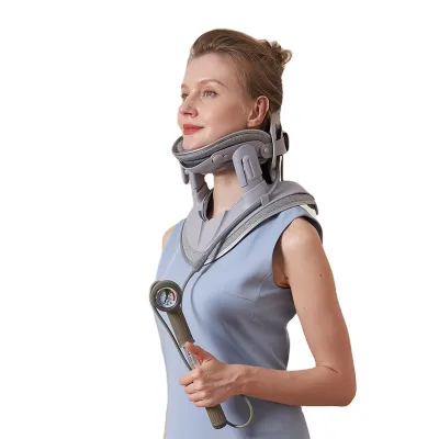 Multifunctional air Inflat Cervical Spondylosis Wellness Care Neck Stretcher Neck Brace Traction Collar for Neck Pain Relief