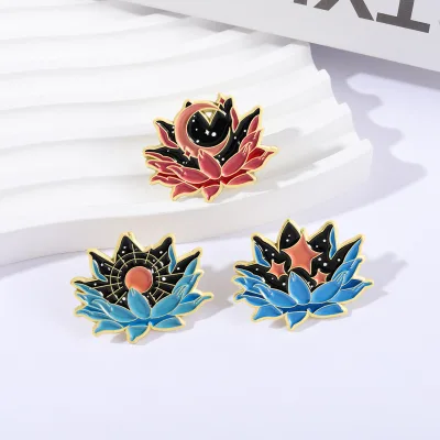 Cute Metal Enamel Brooch, cat Brooch Creative Cartoon Personality Simple