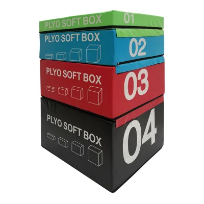 Factory Wholesale High Density4 in 1 Soft Plyometric Jump Box Gymnastics Soft Box Jump Polymetric Jump Box