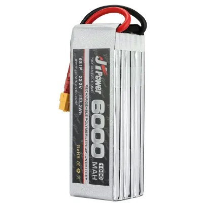 Craftsmanship Exquisite Cell 6000mAh 6S 100C 22.2 V Drone Fpv Battery Lipo Fpv Battery Pack 21700 Lipo Battery