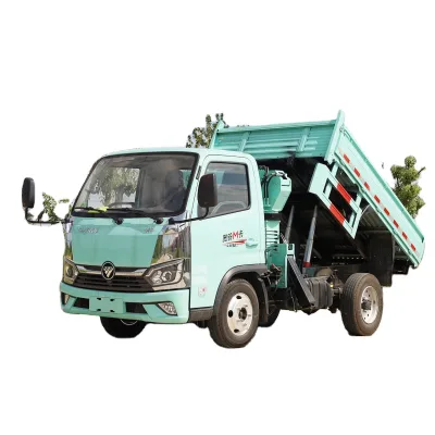 Foton Box Truck with Mounted Crane Folding Arm Truck Features