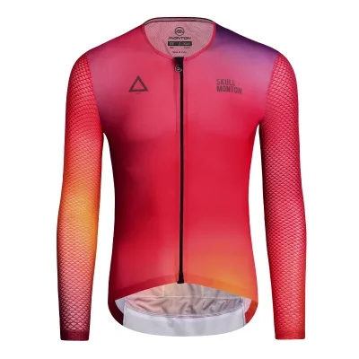 Monton  Custom Oem Long Sleeve Bike Wear  Clothing Cycling Clothes Cycling Jersey