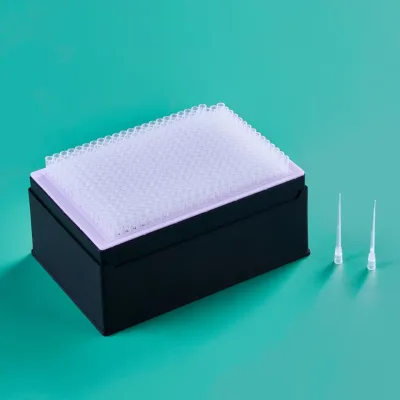 Lab Consumables for Robotic Machine Compatible 12.5ul DNase-free Nonsterile Clear Virgin Medical PP CE ISO Certified Pipette